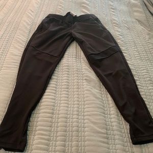 Adidas Unisex black track pant joggers adult size s